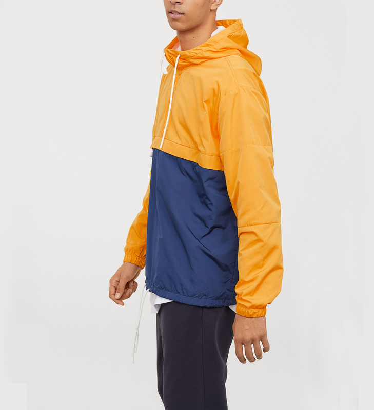 Waterproof Lightweight Windbreaker Jacket Pullover Hooded