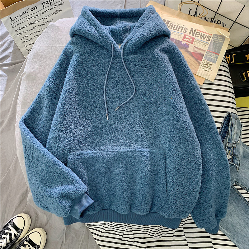 Autumn And Winter Hooded Pullover 