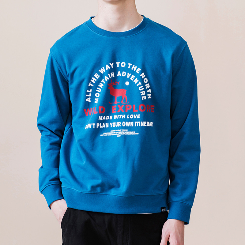 Crew Neck Unisex Plain Jumper Pullover 