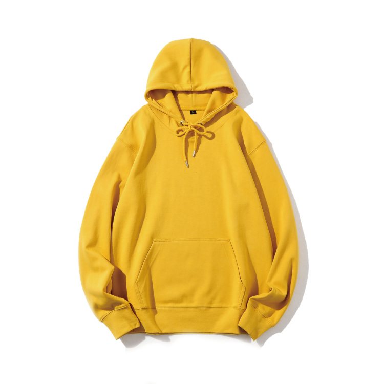 French Terry cloth cotton Blank Hoodies 100% Cotton