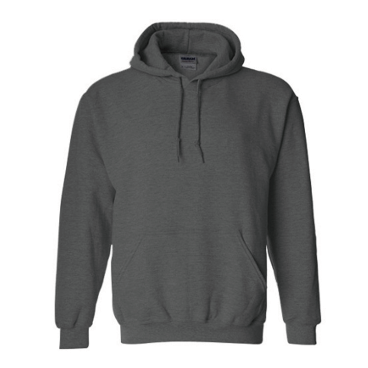 Blank Hoodie  Unisex Jogger Pullover Plain Grey Hoodie